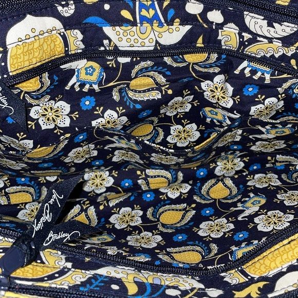 Vera Bradley Ellie Whitney Elephant Shoulder Bag 💙💛 - Picture 10 of 13